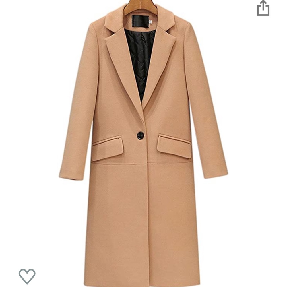 Women’s long pea coat